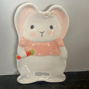 Bunny spoon holder - 10 strawberry street